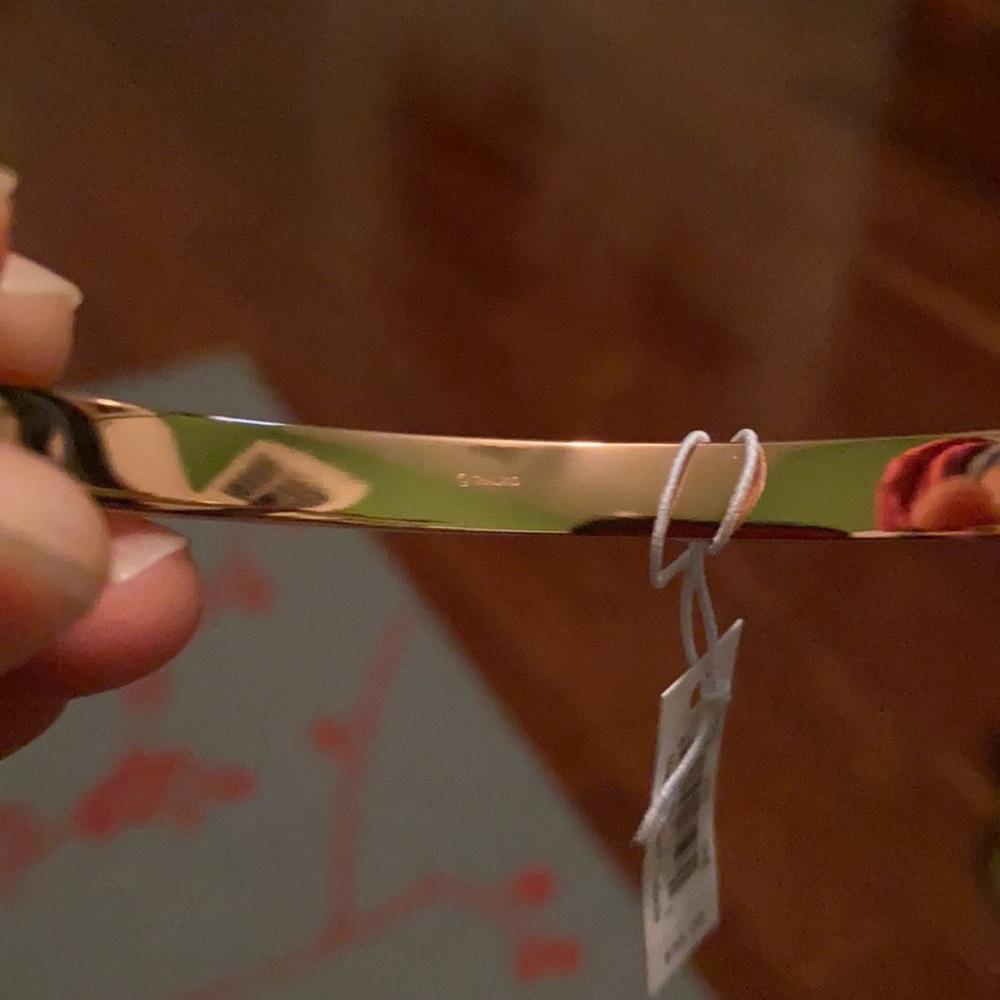 Coach Rose-Gold Kissing C Hinged Bangle - Picture 4 of 8